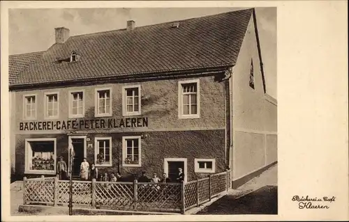 Ak Gerolstein in der Eifel, Deutsche Jugendherberge, Bäckerei Café Peter Klaeren