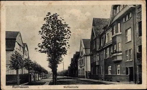 Ak Rotthausen Gelsenkirchen Westfalen, Moltkestraße