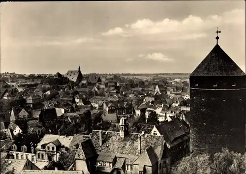 Ak Freiberg in Sachsen, Stadtübersicht