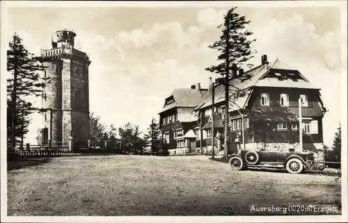 Ak Wildenthal Eibenstock im Erzgebirge, Auersberg, Aussichtsturm