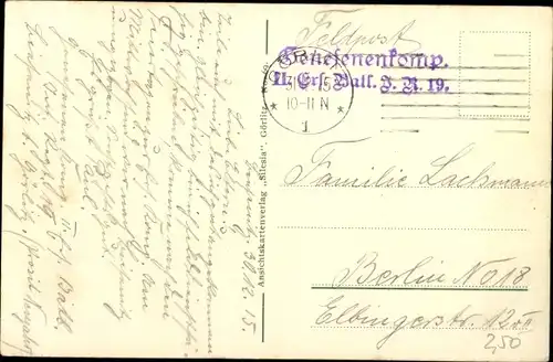 Ak Görlitz in der Lausitz, Landeskrone, Denkmal