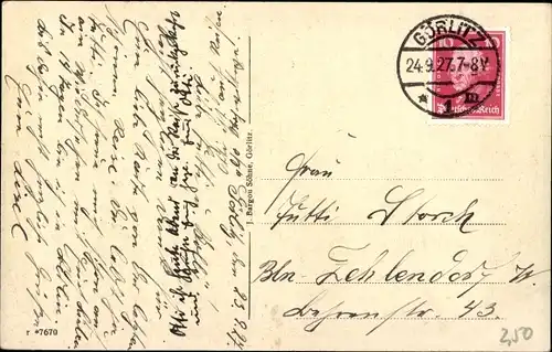 Ak Görlitz in der Lausitz, Am Finstertor