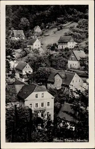 Ak Schmilka Bad Schandau Sächsische Schweiz, Teilansicht