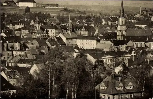 Ak Stollberg im Erzgebirge, Blick über die Dächer