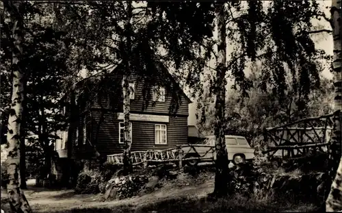 Ak Lößnitz im Erzgebirge, Berggaststätte Neu Friedrichsruh