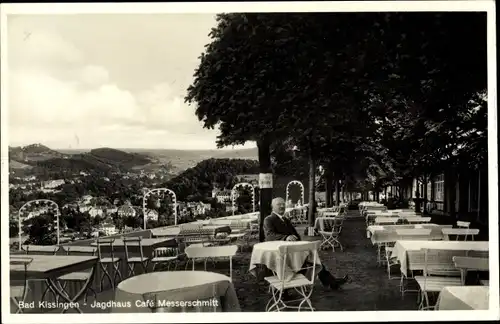 Ak Bad Kissingen Unterfranken Bayern, Jagdhaus Café Messerschmitt