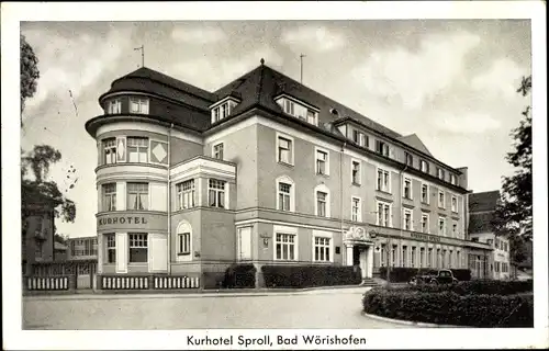 Ak Bad Wörishofen im Unterallgäu, Kurhotel Sproll