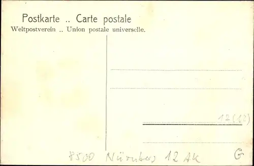 Künstler Ak Nürnberg in Mittelfranken Bayern, Henkersteg