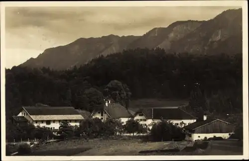 Ak Weißbach Bad Reichenhall in Oberbayern, Stadtansicht, Gasthaus Obermühle