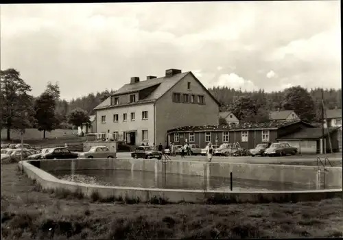 Ak Bad Liebenstein Thüringen, Waldgaststätte Krätzersrasen