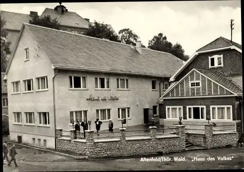 Ak Altenfeld Großbreitenbach in Thüringen, Haus des Volkes