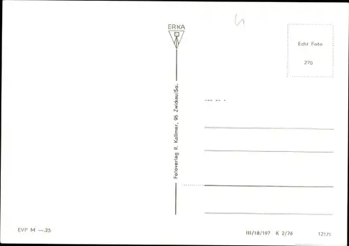 Ak Jößnitz im Vogtland, FDGB-Erholungsheim Richard Mildenstrey, Urlauberwohnheim, Wirtschaftsgebäude