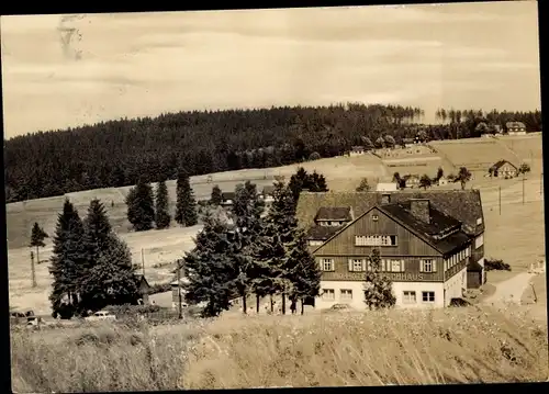 Ak Mühlleithen Klingenthal im Vogtland Sachsen, HO-Hotel Buschhaus