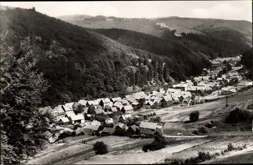 Ak Schleusingerneundorf Schleusingen in Thüringen, Panorama