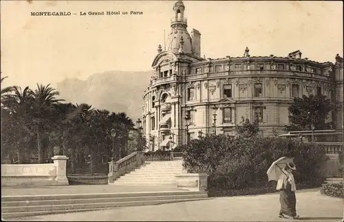 Ak Monte Carlo Monaco, La Grand Hotel de Paris