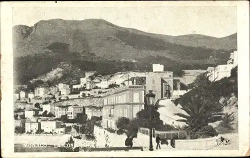 Ak La Condamine Monaco, Teilansicht