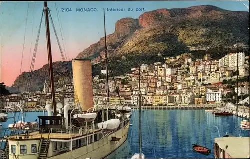 Ak Monaco, Interieur du port