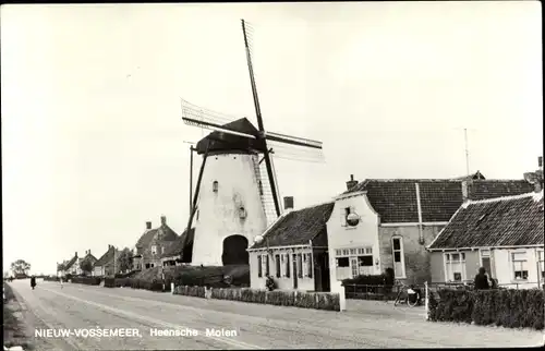 Ak Nieuw Vossemeer Zeeland Niederlande, Heensche Molen