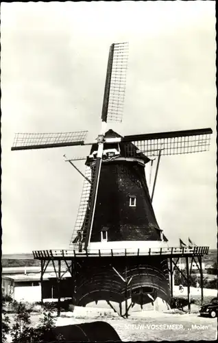 Ak Nieuw Vossemeer Zeeland Niederlande, Molen