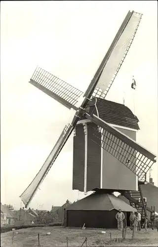 Ak Sint Annaland Zeeland Niederlande, Korenmolen