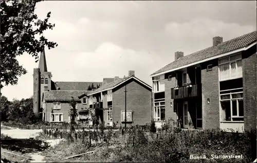 Ak Bunnik Utrecht Niederlande, Stationstraat