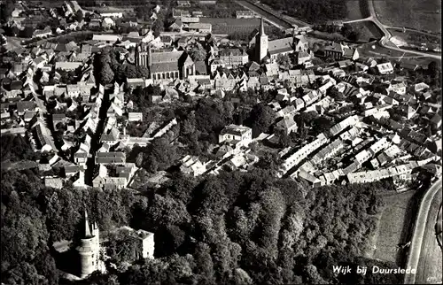 Ak Wijk bij Duurstede Utrecht, Panorama, Luftaufnahme