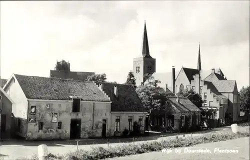 Ak Wijk bij Duurstede Utrecht, Plantsoen