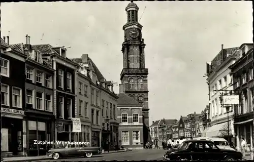 Ak Zutphen Gelderland, Wijnhuistoren