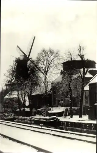 Ak Delft Südholland Niederlande, Molen, De Otter