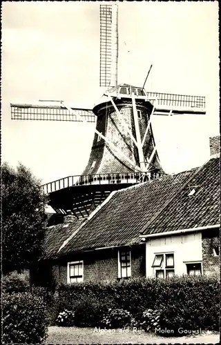 Ak Alphen aan den Rijn Südholland, Molen Gouwsluis