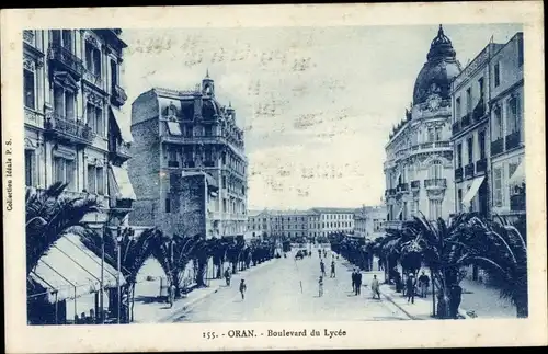 Ak Oran Algerien, Boulevard du Lycee