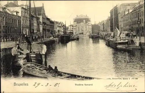 Ak Bruxelles Brüssel, Théâtre famand