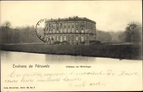 Ak Péruwelz Wallonien Hennegau, Château de l'Ermitage
