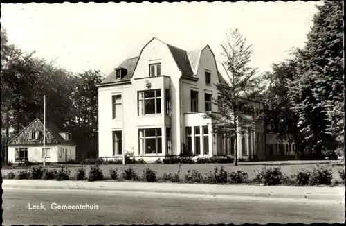 Ak Leek Groningen Niederlande, Gemeentehuis