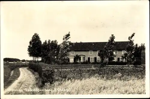 Ak Uithuizen Groningen Niederlande, Volkshogeschool Oldorp