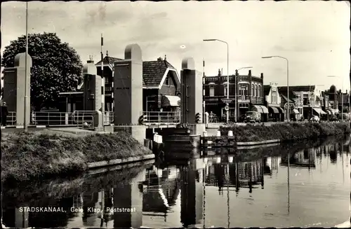 Ak Stadskanaal Groningen, Gele Klap, Poststraat