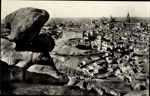 Ak Toledo Kastilien La Mancha Spanien, Vista parcial