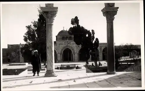 Ak Jerusalem Israel, Mosque of Aksa, Die al Aqsa Moschee auf dem Tempelberg