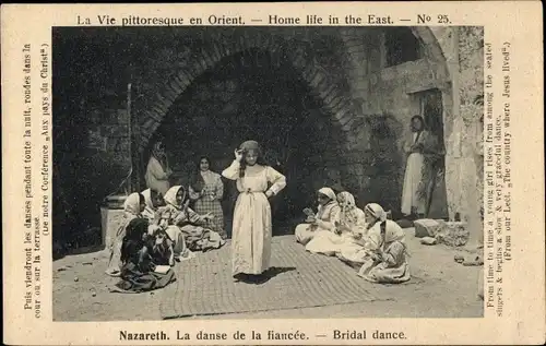 Ak Nazaret Nazareth Israel, La danse de la fiancée