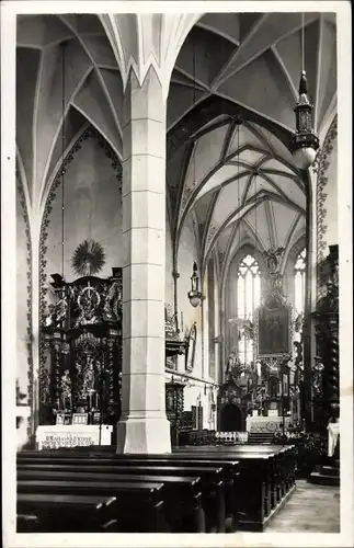 Ak Soběslav Sobieslau Südmähren, Kirche, Altar