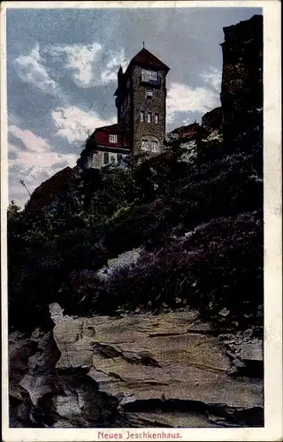 Ak Liberec Reichenberg in Böhmen, Neues Jeschkenhaus