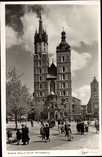 Ak Kraków Krakau Polen, Kosciol NMP Marienkirche