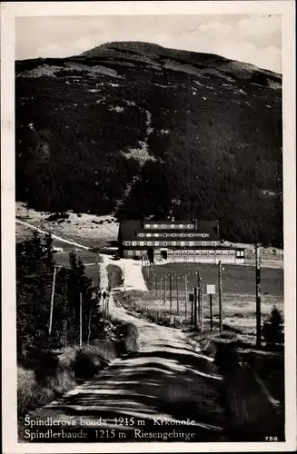 Ak Spindleruv Mlýn Spindlermühle Riesengebirge Region Königgrätz, Špindlerova bouda, Spindlerbaude