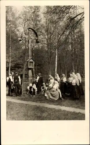 Ak Rožnov pod Radhoštěm Rosenau unter Radhost Region Zlin, Valasske museum v prirode