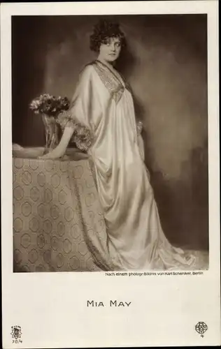 Ak Schauspielerin Mia May, Portrait