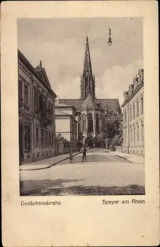 Ak Speyer am Rhein, Gedächtniskirche