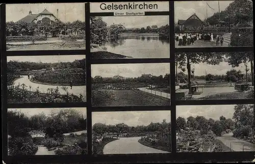Ak Gelsenkirchen im Ruhrgebiet, Stadtgarten