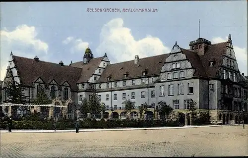Ak Gelsenkirchen im Ruhrgebiet, Realgymnasium