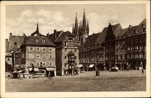Ak Cheb Eger Region Karlsbad, Marktplatz