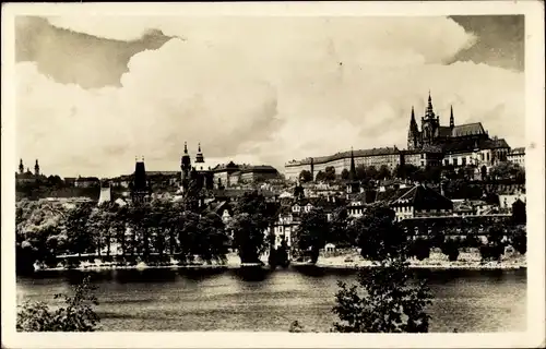Foto Ak Praha Prag Tschechien, Blick auf die Stadt